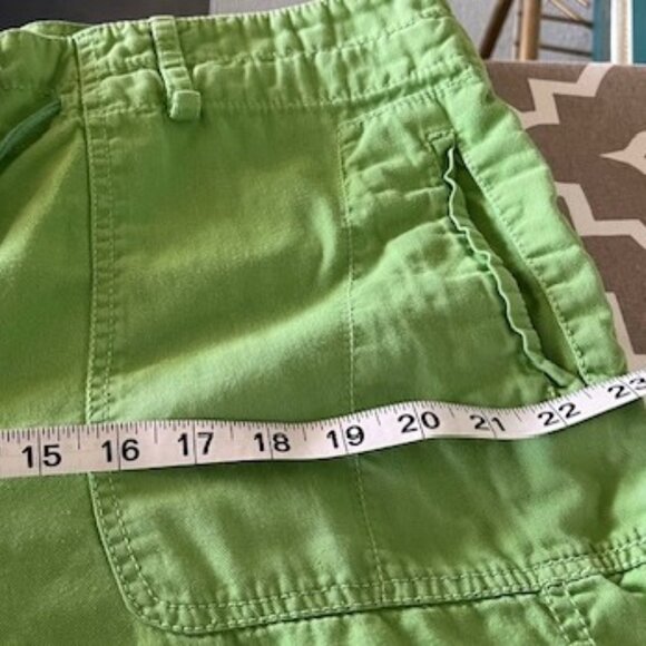 Johnny Was green cargo pants with embroidery - size L - Picture 8 of 8